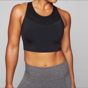 NWOT Athleta High Impact Gigi Bra in Black Sz XS.